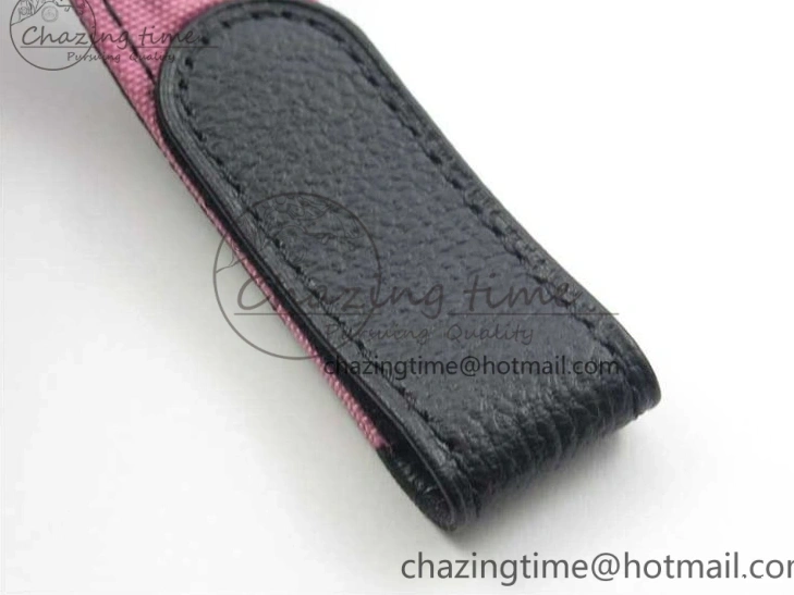 MiroTime 0326 Daytona DIW Carbon V2 WWF Best Edition Black Pink Dial On Pink Nylon Strap A Reliable 3113